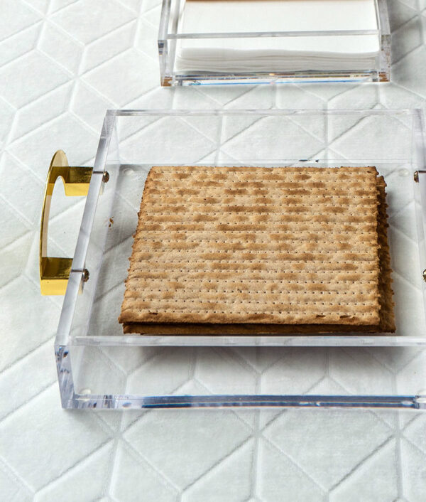 ⁦קופסה למצות דגם מרובע⁩ – תמונה ⁦2⁩